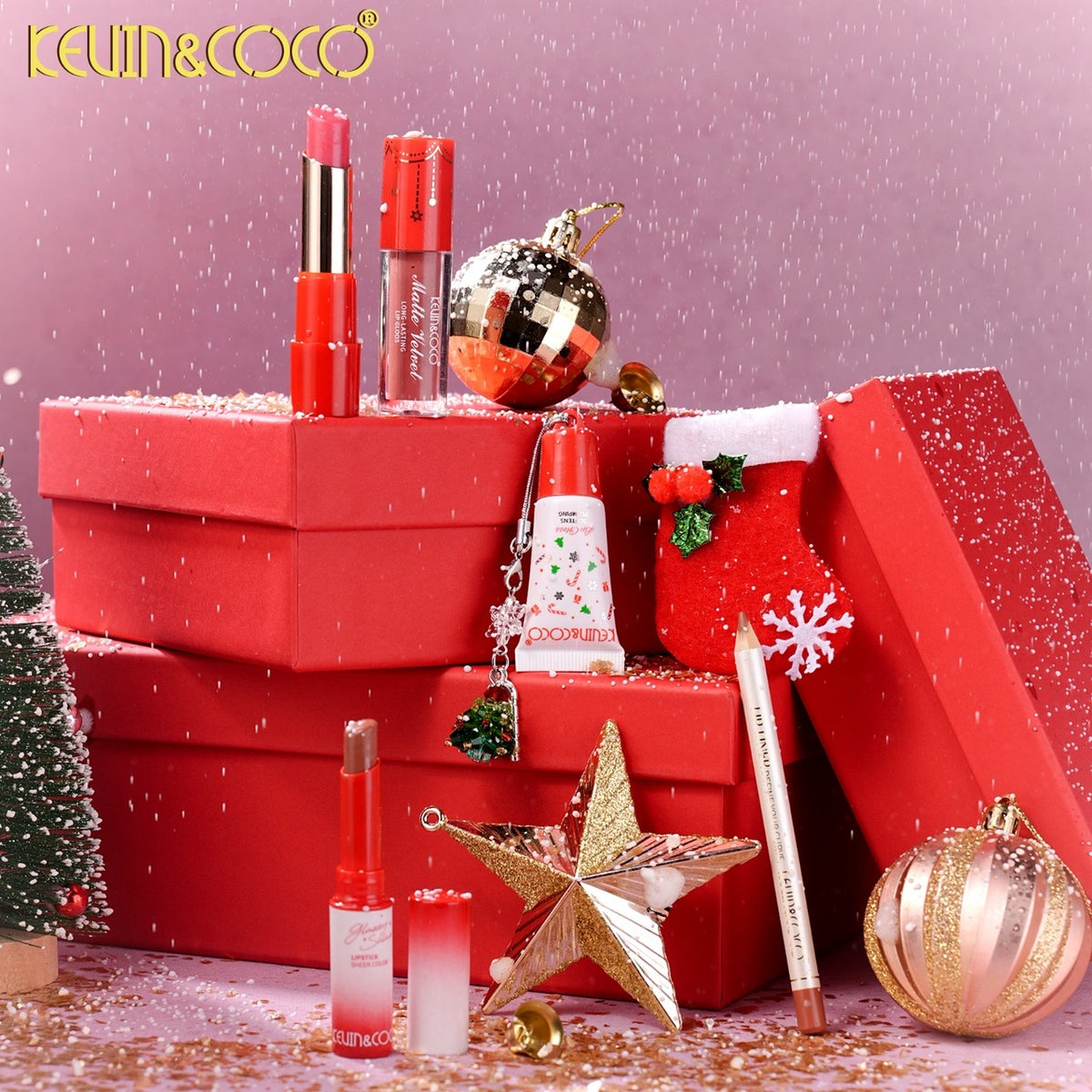 KEVIN&COCO Winter Whisper Lip Set #KC1957 / 6pack Display