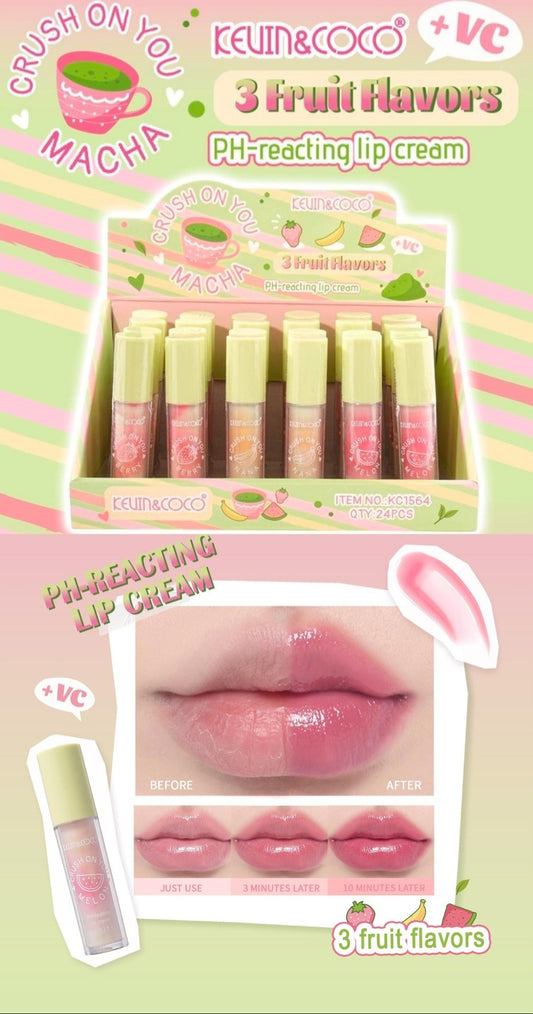 KEVIN&COCO PH-Reacting Lip Cream 24pcs Display