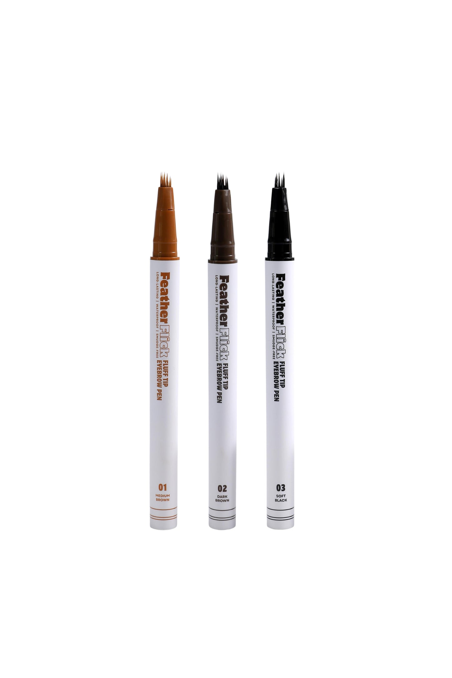 OZ LAB Feather Flick Fluff Tip Eyebrow Pen / 24pcs Display