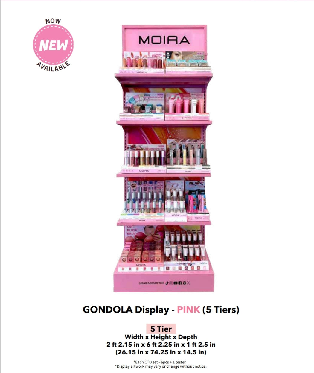 MOIRA Gondola Display