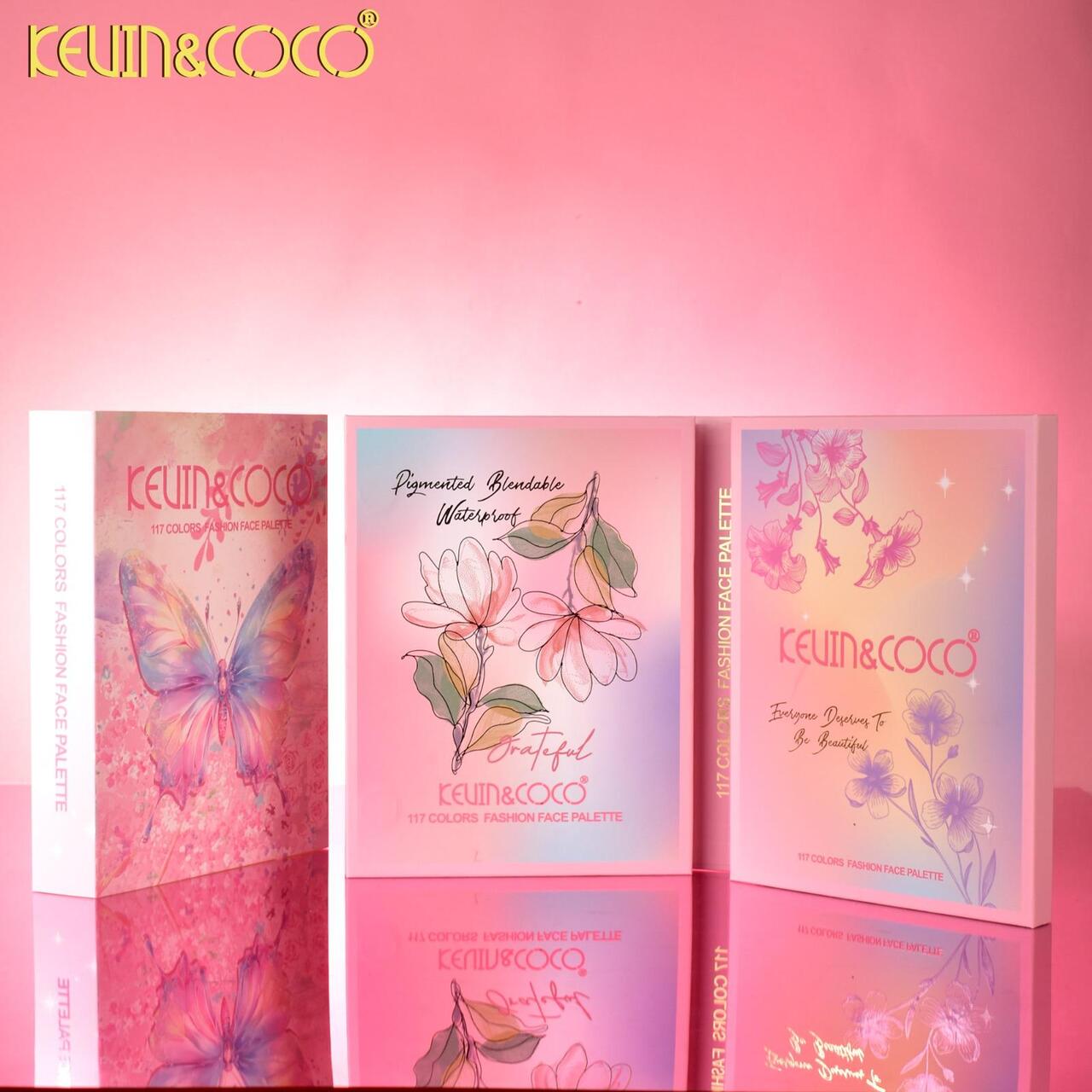 KEVIN&COCO 117 Colors Fashion Face Palette