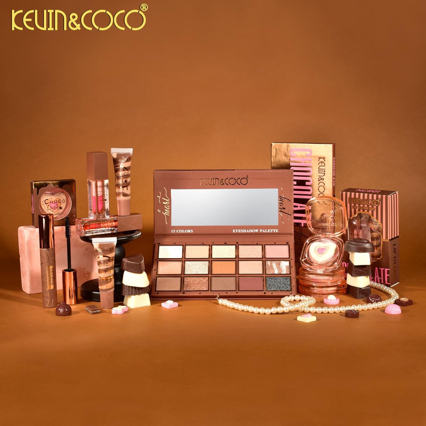 KEVIN&COCO Chocolate Highlighter / 24pcs display