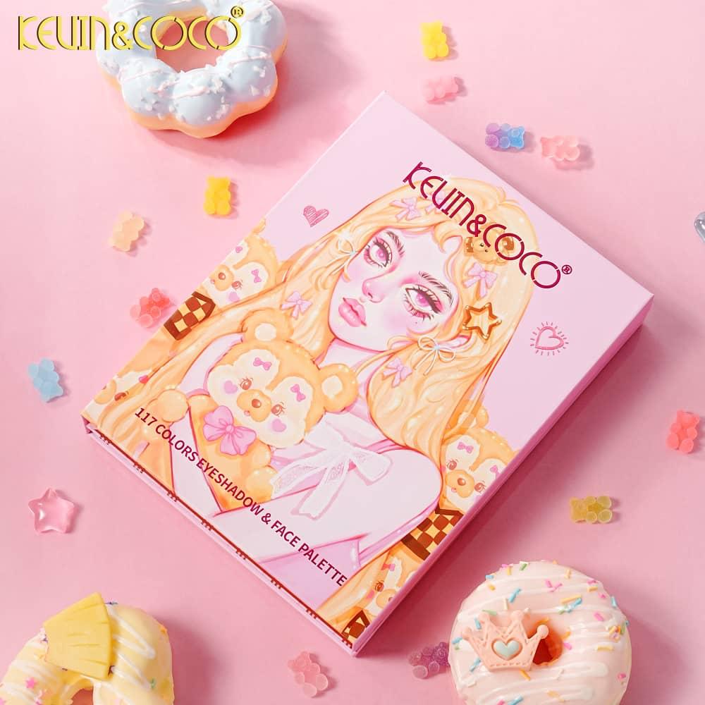 KEVIN&COCO 117 Color Eyeshadow Palette