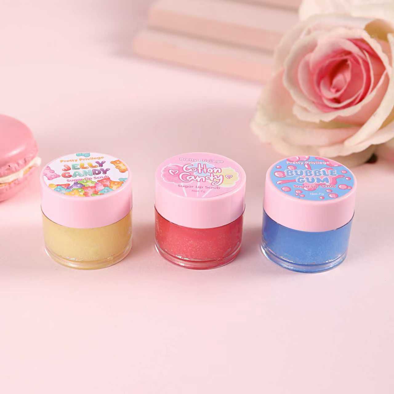 PRETTY PRIVILEGE Sugar Rush Exfolianting Lip Scrub / 24pcs Display
