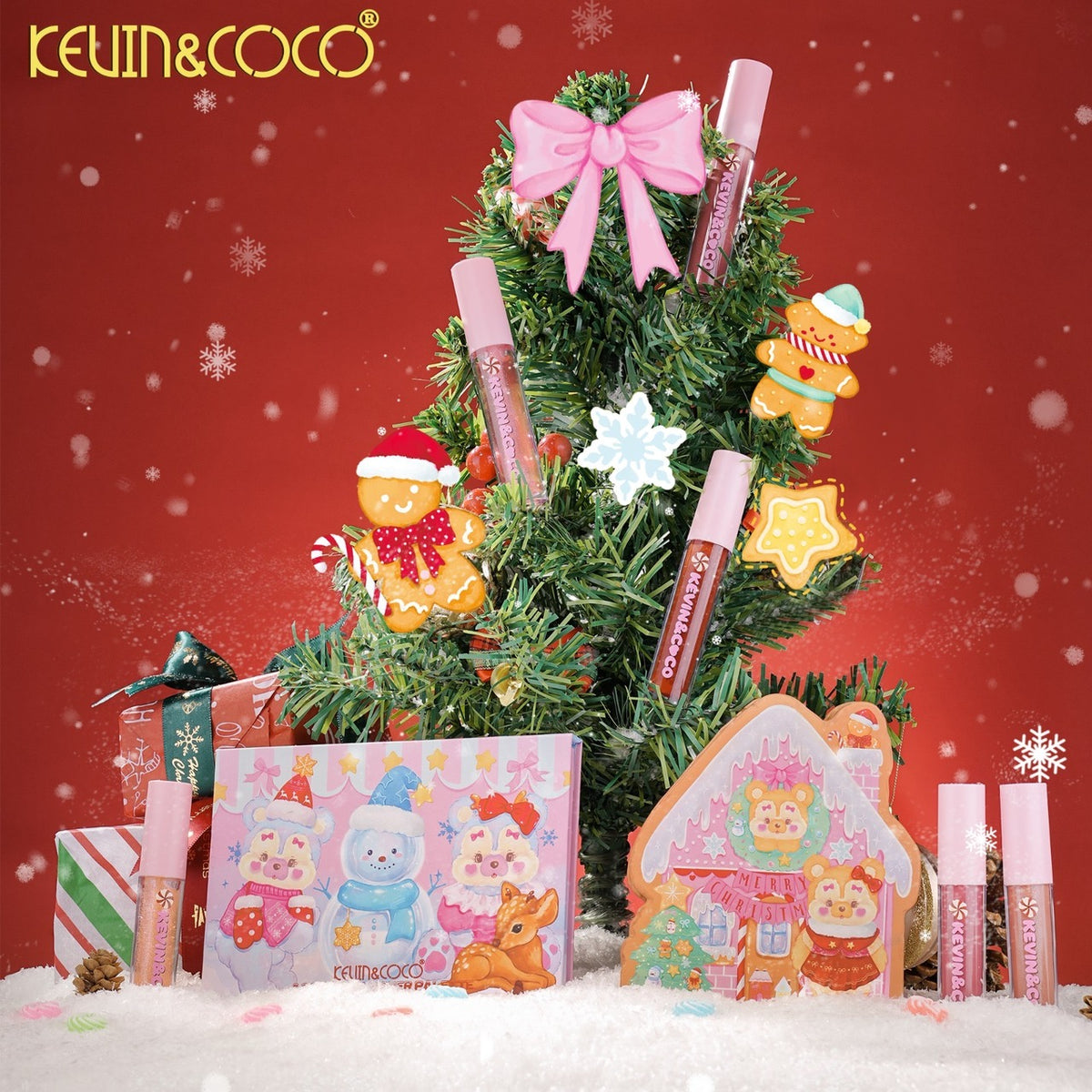 KEVIN&COCO Eyeshadow & Face Palette #KC208 / 12pcs