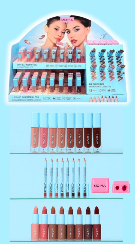 MOIRA Chic Collection w/Display  106pcs + Tester