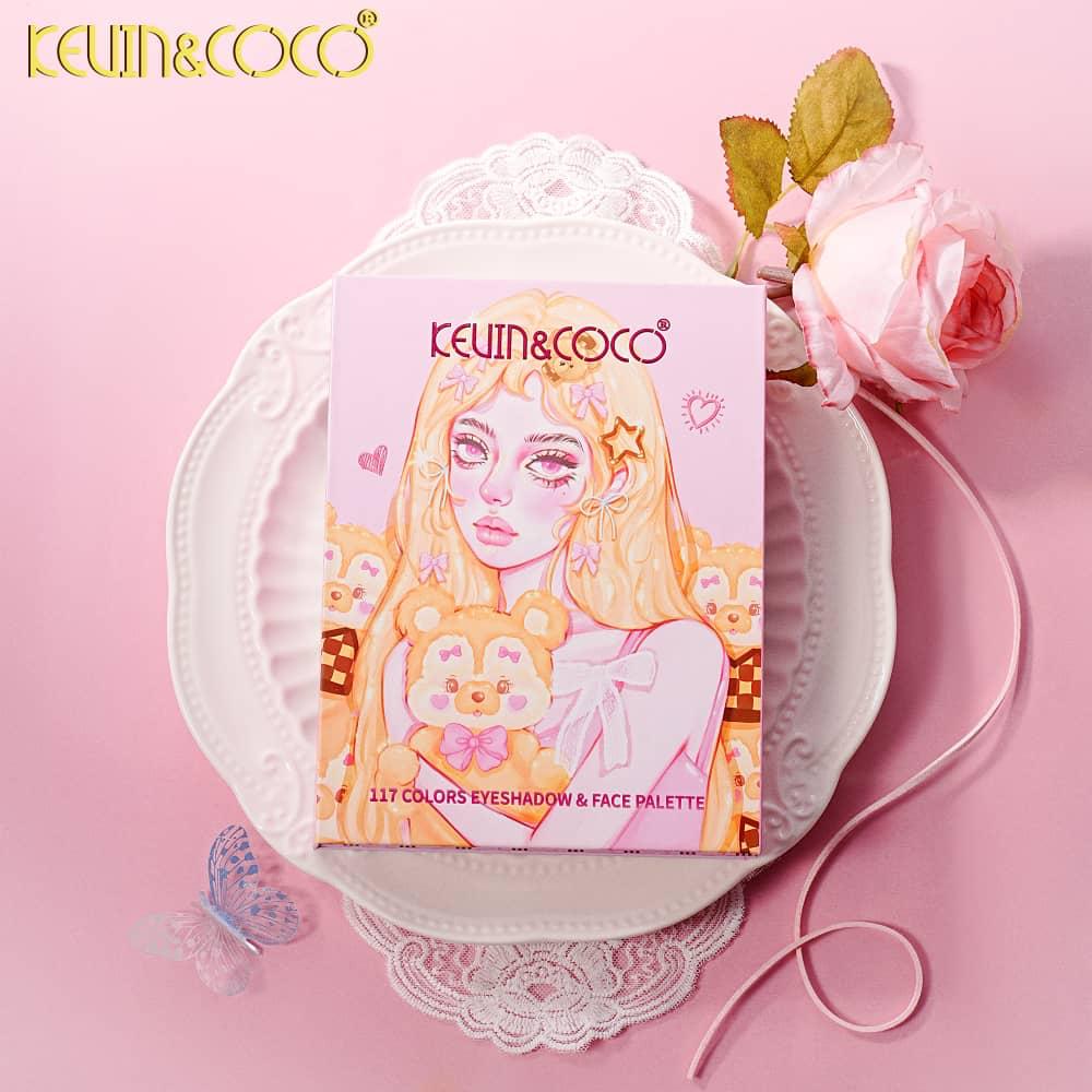 KEVIN&COCO 117 Color Eyeshadow Palette