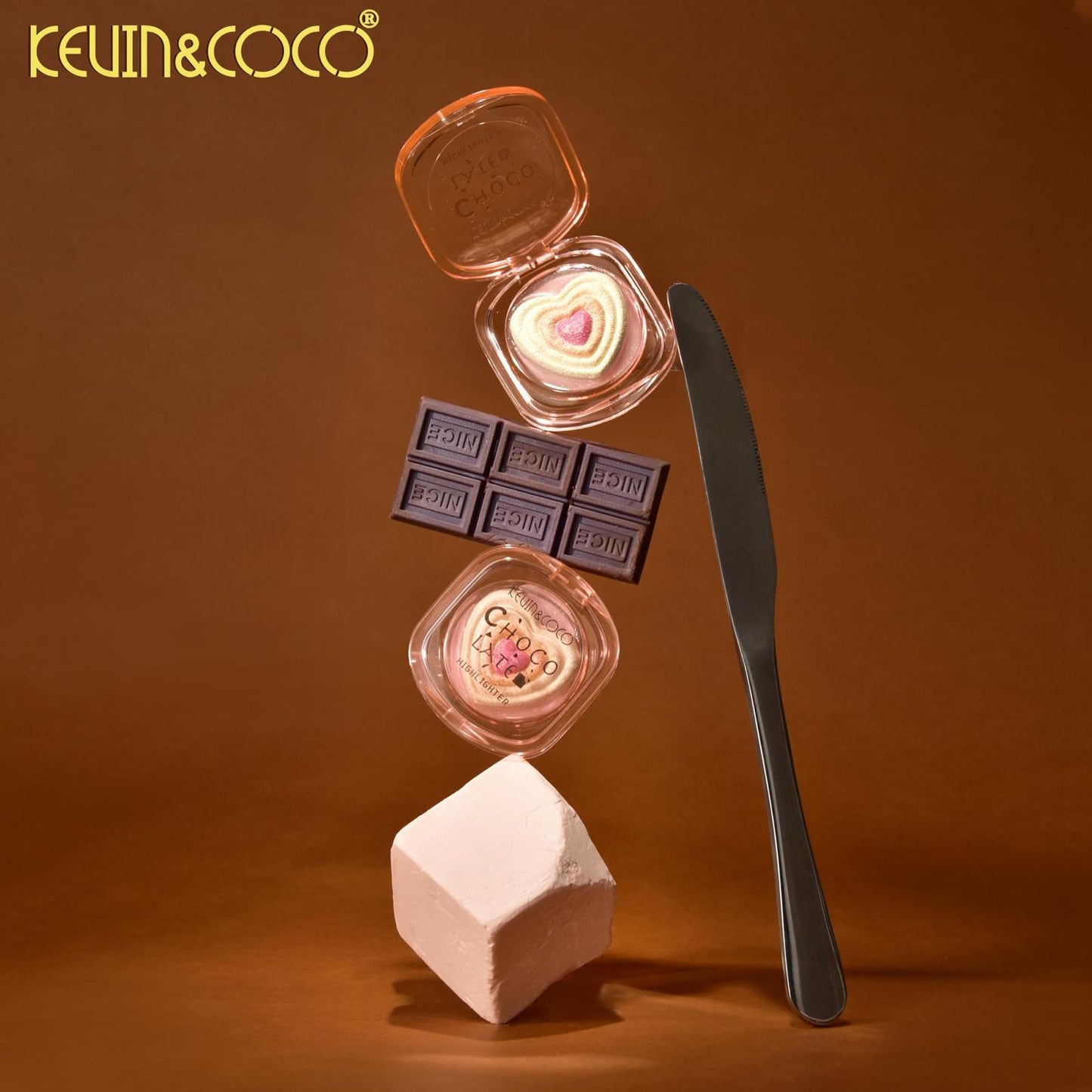 KEVIN&COCO Chocolate Highlighter / 24pcs display