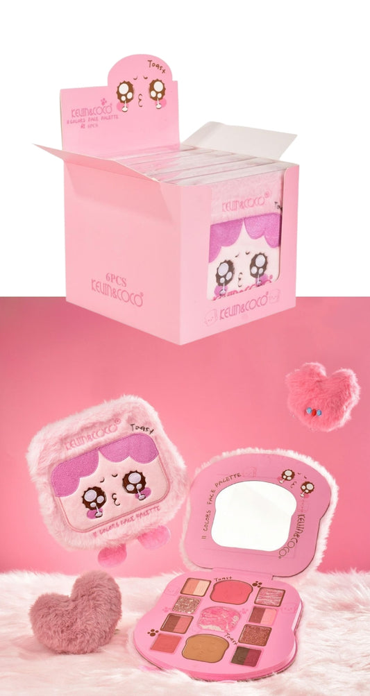 KEVIN&COCO 11 colors Face Palette / 6pcs Display