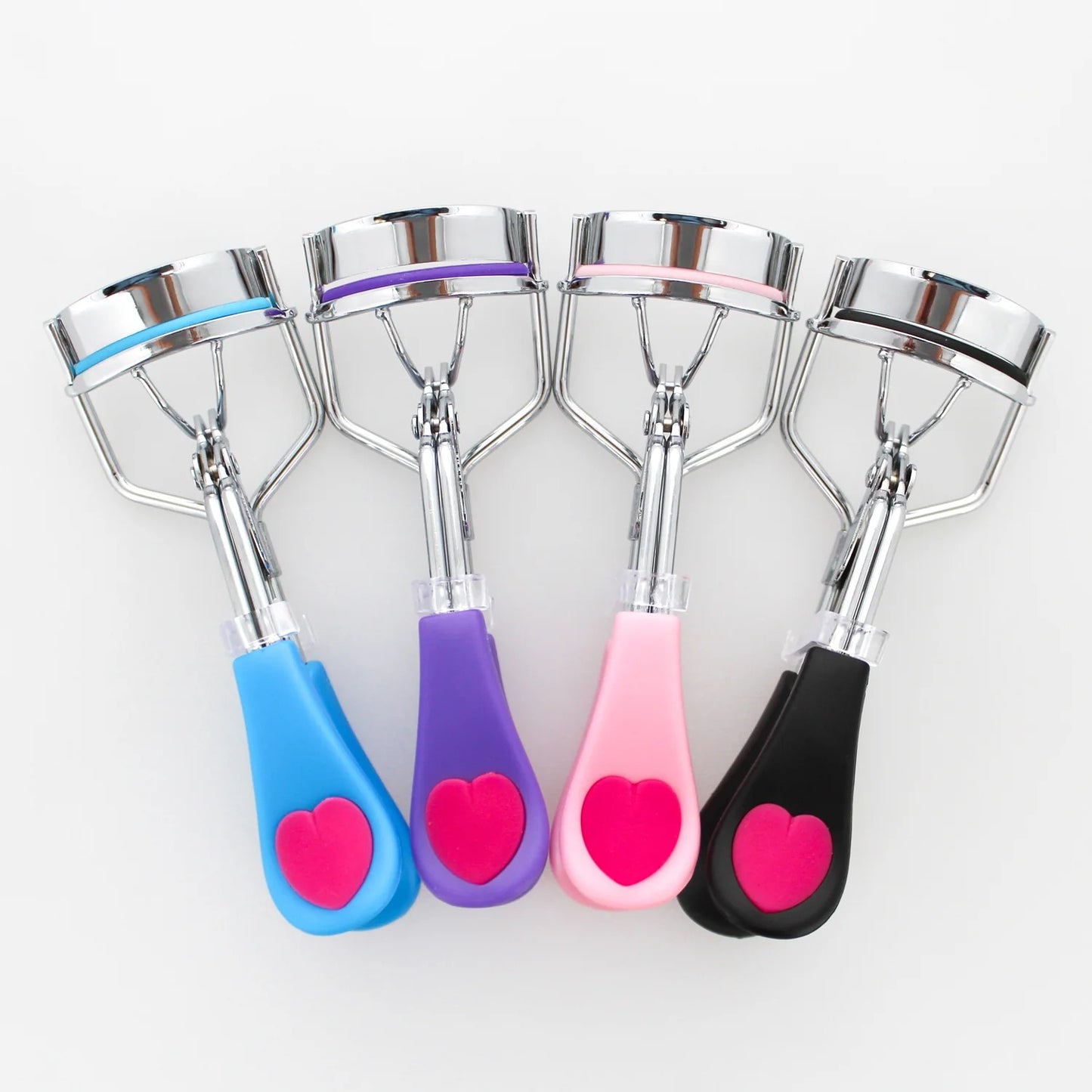 ADORO Silicone Heart  Grip Eyelash Curler / 12pcs Display