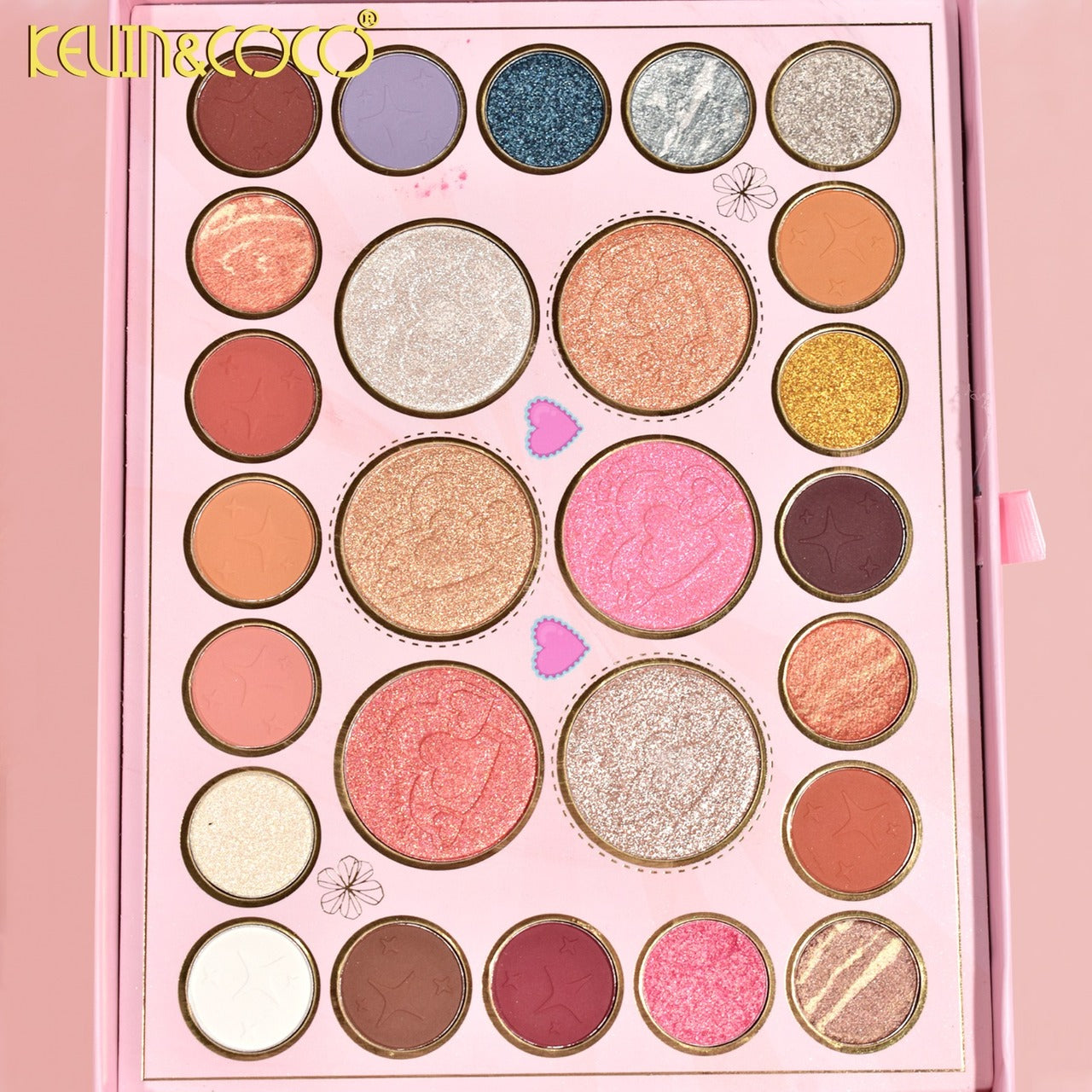 KEVIN&COCO Face & Eyeshadow Palette