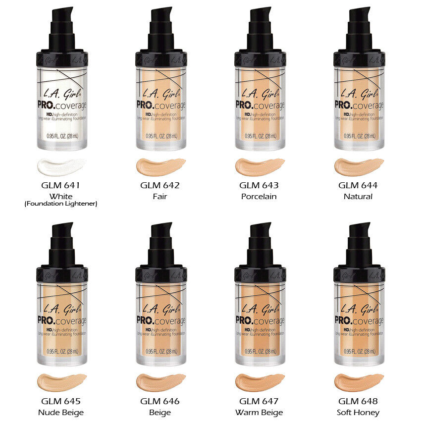 LA GIRL HD PRO Coverage Foundation | Refills | 3pcs Pack