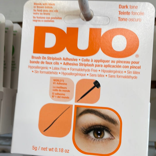 DUO GLUE - ORAGE - BRUSH ON ADHESIVE DARK (6PCS PK)